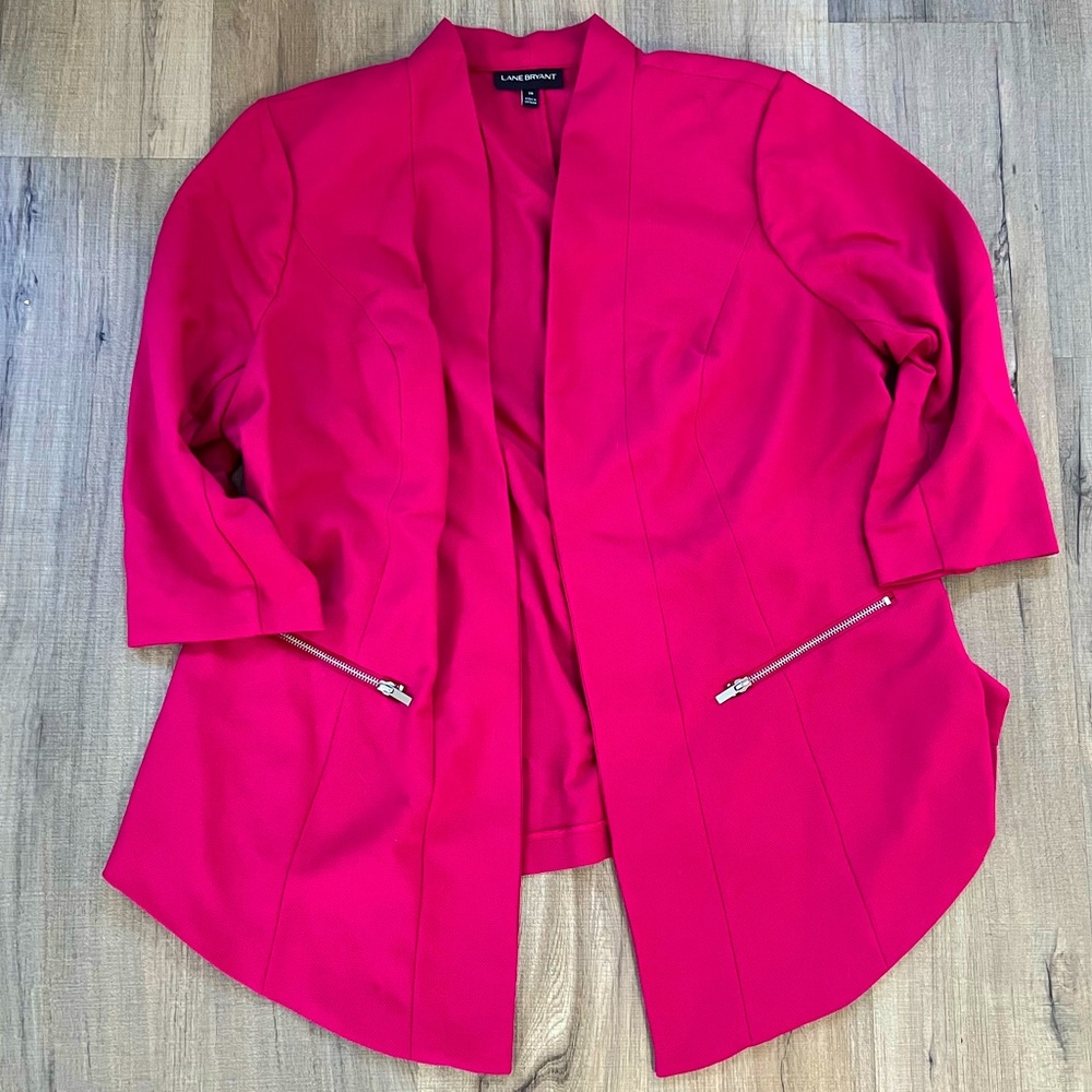 Pink Lane Bryant Blazer